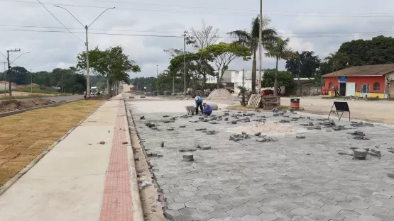 Prefeitura de Mucuri avança com requalificação da ES e deflagra as obras da Avenida Brasil em Itabatã