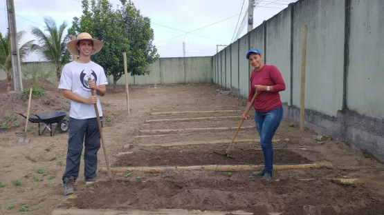 Prefeitura inicia projeto ambiental em creche de Teixeira de Freitas