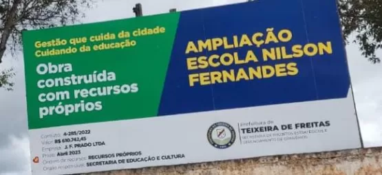 Prefeitura dá continuidade em obra de ampliação em escola de Santo Antônio, distrito de Teixeira