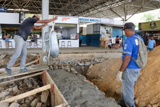 Prefeitura de Teixeira de Freitas segue com ampliação do Mercado Municipal