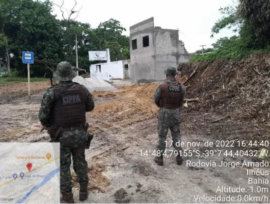 Homem é detido por policiais da CIPPA/PS  por desmatamento e extração de minério