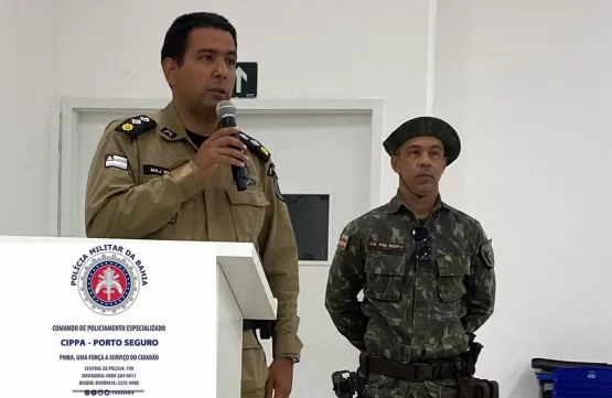 CIPPA/PS ministra palestra sobre os Crimes de Poluição Sonora e Perturbação do Sossego ao efetivo da 87ª CIPM/Teixeira de Freitas.