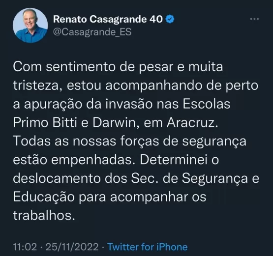 Dia de fúria - Ataques em escolas deixa três mortos e nove feridos em Aracruz/ ES