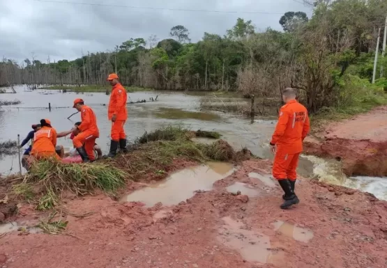 Bombeiros de Teixeira intensificam ações de monitoramento das chuvas na região