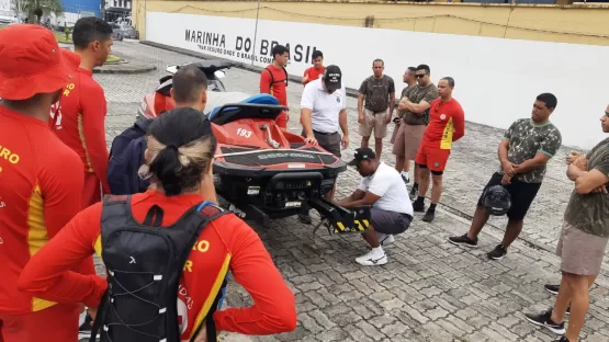 Policiais da CIPPA/PS participam  Curso Especial para Tripulação de Embarcações de Estado no Serviço Público ( ETSP) promovido pela Marinha do Brasil.