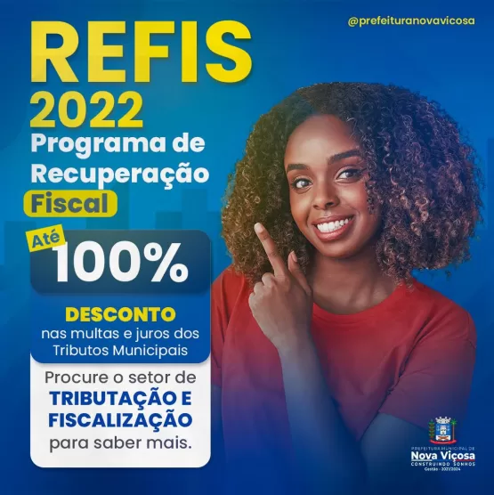 Prefeitura de Nova Viçosa lança Programa de recuperação Fiscal com desconte de até 100% no Refis