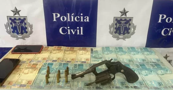 Cumprimento de Busca e Apreensão termina com homem preso e arma apreendida, em Caravelas