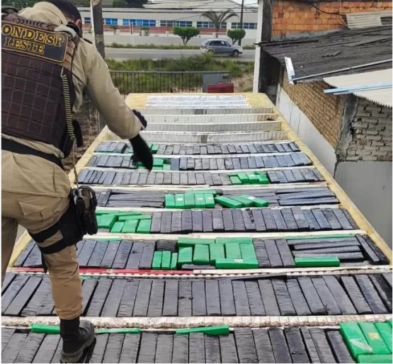 Homens são presos e quase duas toneladas de maconha são apreendidas na BA