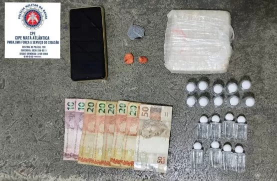 Homem é preso por tráfico de drogas em Itabatã