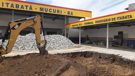 Obras da nova Rodoviária estão trazendo modernidade e segurança para o distrito de Itabatã