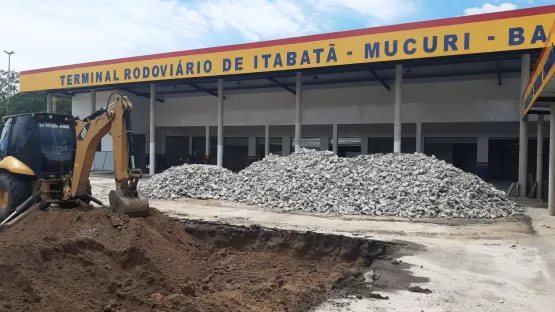 Obras da nova Rodoviária estão trazendo modernidade e segurança para o distrito de Itabatã