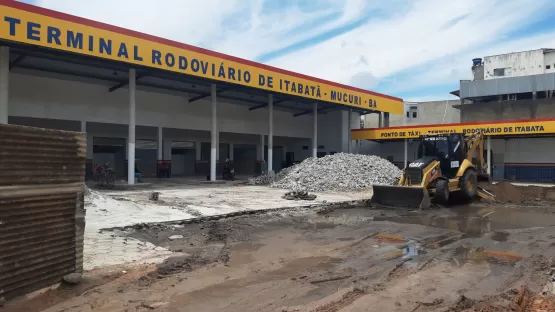 Obras da nova Rodoviária estão trazendo modernidade e segurança para o distrito de Itabatã