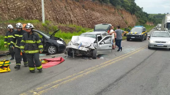 Acidente na BR 101 deixa duas mulheres mortas. Vítimas saíram de Minas com sentido a cidade do Prado