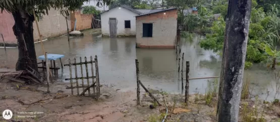 ortes chuvas causam situação de emergência e calamidade em vários pontos do município de Caravelas