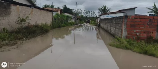 ortes chuvas causam situação de emergência e calamidade em vários pontos do município de Caravelas