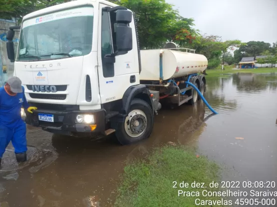 ortes chuvas causam situação de emergência e calamidade em vários pontos do município de Caravelas