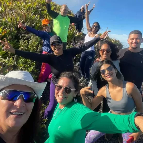 Grupo de jovens realizam Trekking com sucesso na Serra Grande em Itamaraju