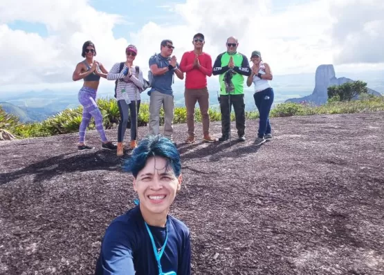 Grupo de jovens realizam Trekking com sucesso na Serra Grande em Itamaraju