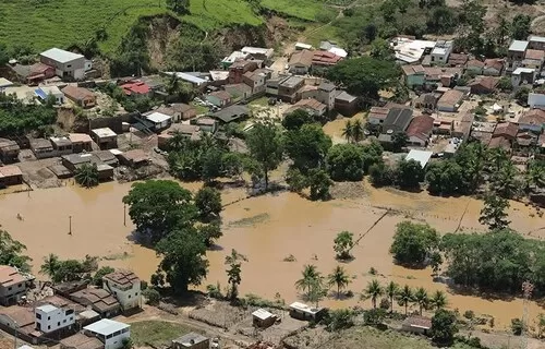 Bahia tem 45 municípios com situação de emergência decretada pelo Governo Federal por causa das chuvas 