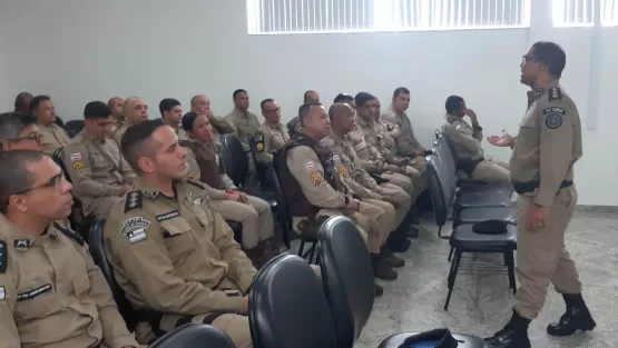 Major Dumas realiza a sua primeira parada geral com o efetivo da 43ª CIPM, em Itamaraju