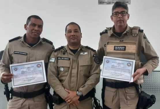 Major Dumas realiza a sua primeira parada geral com o efetivo da 43ª CIPM, em Itamaraju