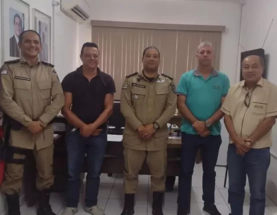 Comando da 43ª CIPM se reúne com representantes da CDL e do Sindcomércio de Itamaraju