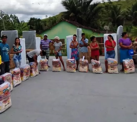 Prefeitura de Vereda distribui Kits para famílias atingidas pelas enchentes