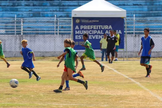 1ª avaliação de futebol ocorreu nos dias 14 e 15 em Teixeira de Freitas