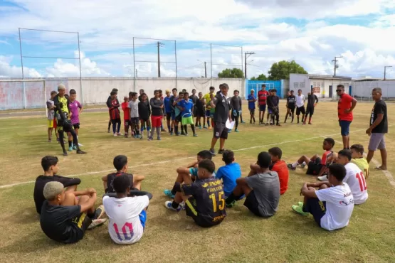 1ª avaliação de futebol ocorreu nos dias 14 e 15 em Teixeira de Freitas