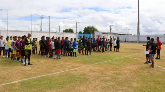 1ª avaliação de futebol ocorreu nos dias 14 e 15 em Teixeira de Freitas