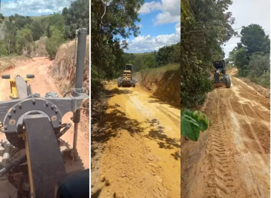 Prefeitura realiza o patrolamento em estradas da Zona Rural de Teixeira de Freitas