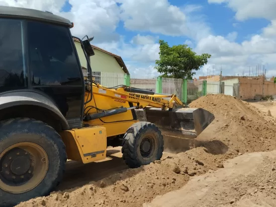 Obra de pavimentação da Av. das Galáxias no Bonadimam segue a todo vapor  