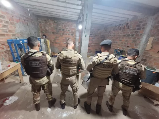 PM desarticulam laboratório de refino de cocaína em Jequié