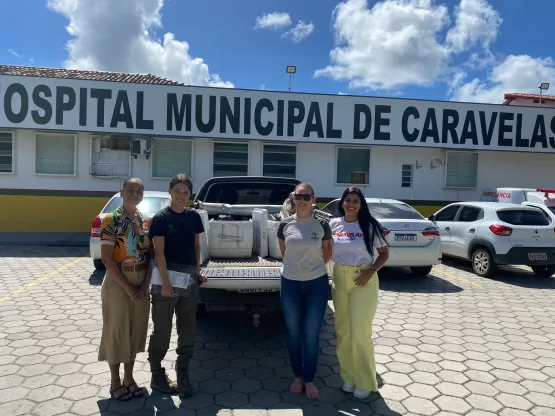 Peixes apreendidos em pesca predatória são doados para unidades de saúde e de apoio social de Caravelas 