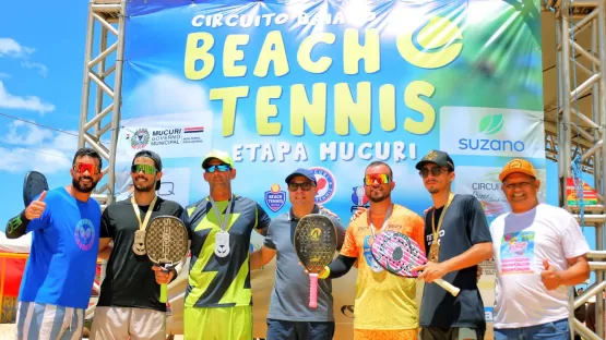 Premiações encerram a 3ª Etapa do Circuito Baiano de Beach Tennis em Mucuri