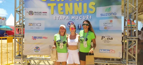 Premiações encerram a 3ª Etapa do Circuito Baiano de Beach Tennis em Mucuri