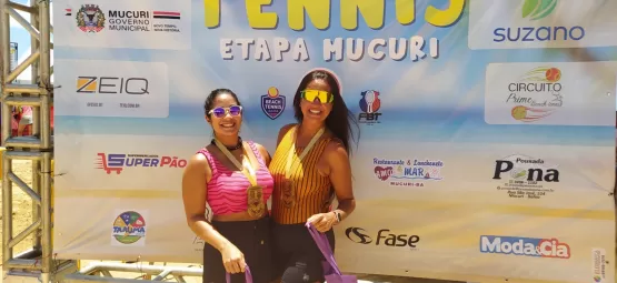 Premiações encerram a 3ª Etapa do Circuito Baiano de Beach Tennis em Mucuri