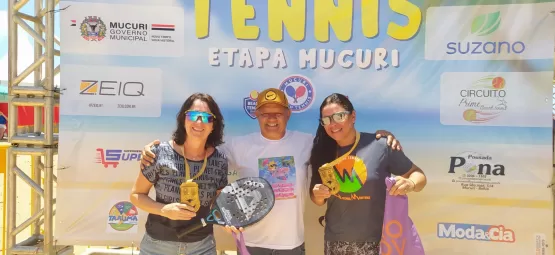 Premiações encerram a 3ª Etapa do Circuito Baiano de Beach Tennis em Mucuri