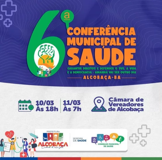 6° Conferência Municipal de Saúde de Alcobaça acontece nos dias 10 e 11 deste mês