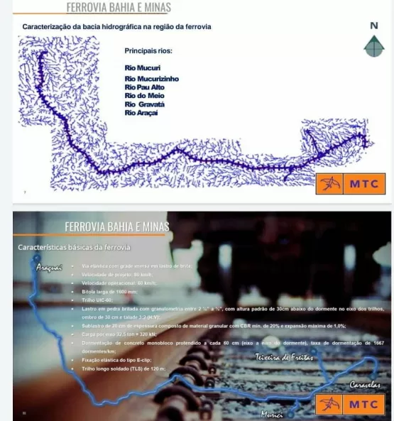 Confirmada - Autorização  da construção da Ferrovia Bahia-Minas saindo de Caravelas, passando por Teixeira de Freitas e Mucuri é publicada no Diário Oficial de União