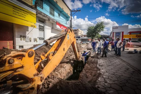 Prefeitura inicia obra no entorno do Shopping Teixeira Mall