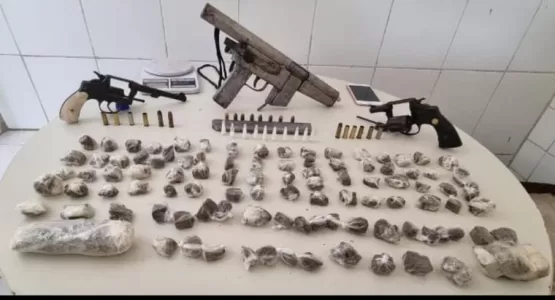 Operação conjunta das PM, Civil, CIPE/MA –CAEMA e PRE em Alcobaça termina com dois mortos, armas e drogas apreendidas