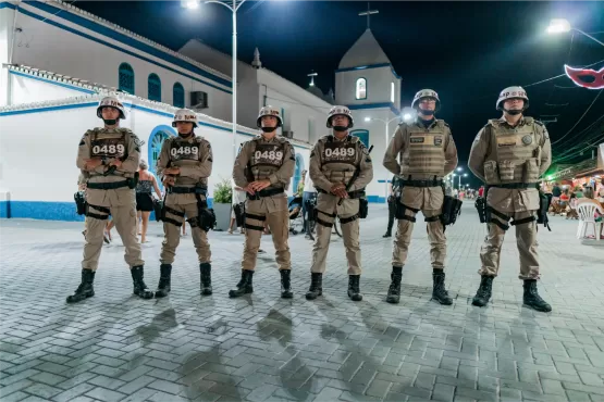Polícia Militar e Corpo de Bombeiros garantiram tranquilidade e diversão no Prado Folia 2023