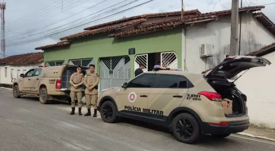 PMBA entrega em Vereda cestas-básicas da Campanha Força Solidária 