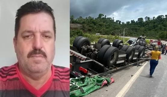 Vídeo - Carreteiro morre em acidente na BR 101 em Itamaraju