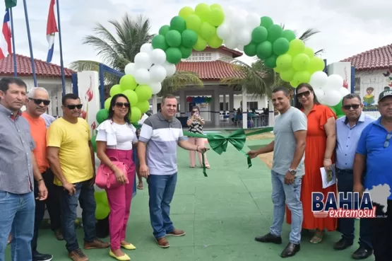 Prefeito Tonzinho inaugura reforma da Escola Brasilino Pereira de Souza em Lajedão