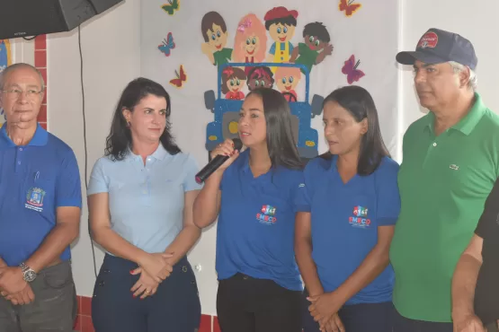 Prefeita Luciana Machado reinaugura a Creche Pequerruchos em Posto da Mata