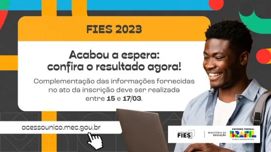 Resultado do Fies 2023 já está disponível