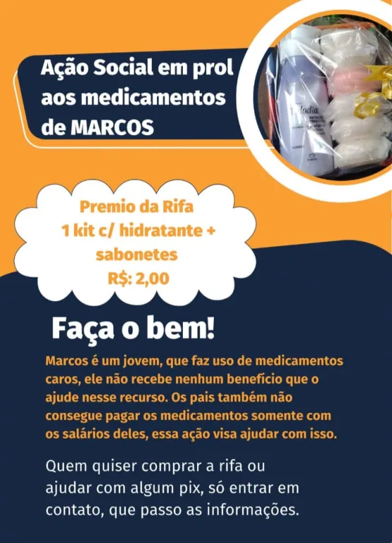 Ajuda- Guarda municipal faz campanha para comprar medicamentos para o filho que sofre com convulsões