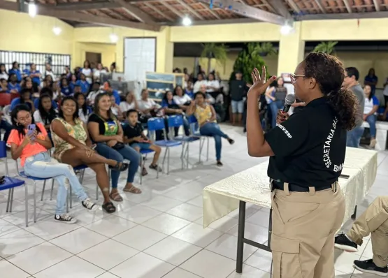 Itabatã recebe roda de conversa com a fundadora da Ronda Maria da Penha da Bahia